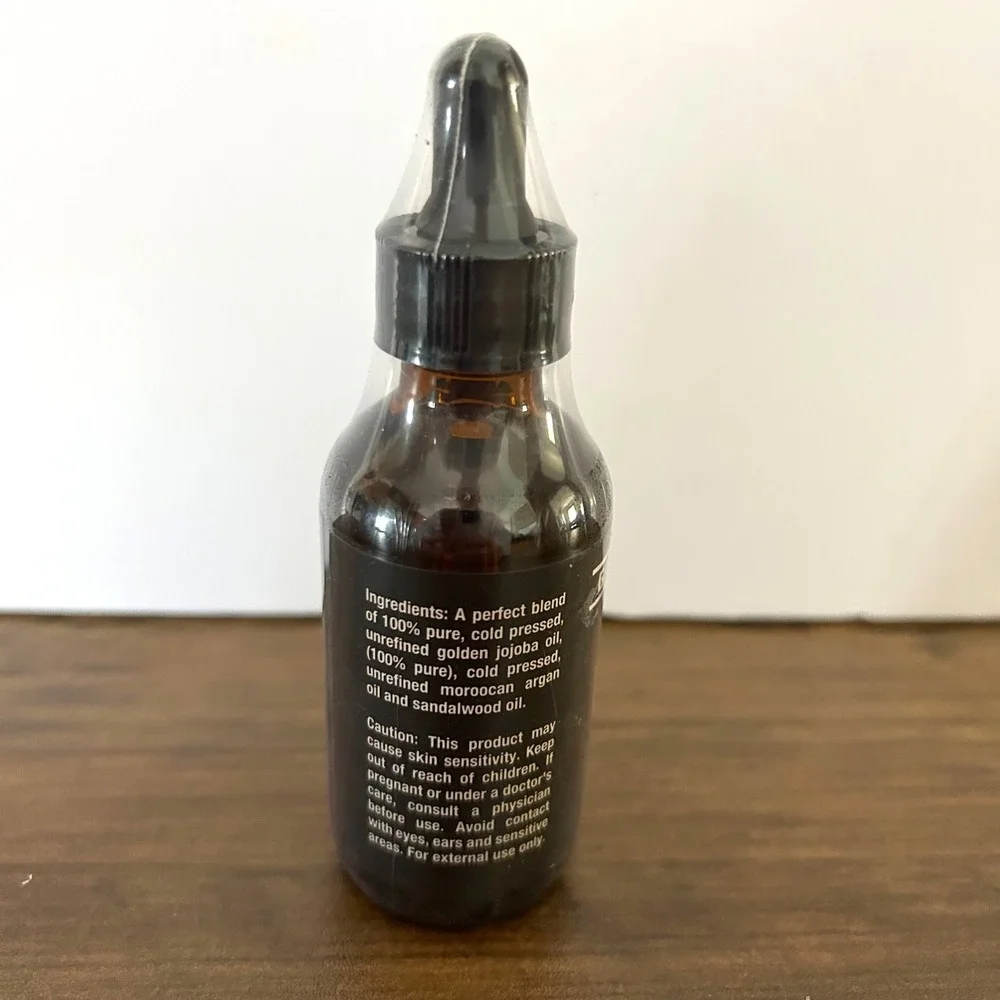 Grow A Beard Citrus Beard Oil Mens 2oz Orange New Jojoba Argan Sandalwood Oils